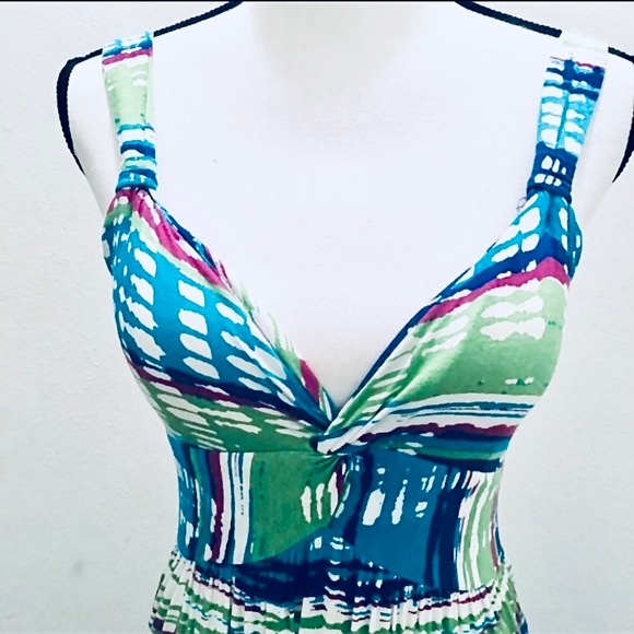 ❌SOLD❌ New Directions Petite Multi Colored Maxi Dress - Picture 4 of 11